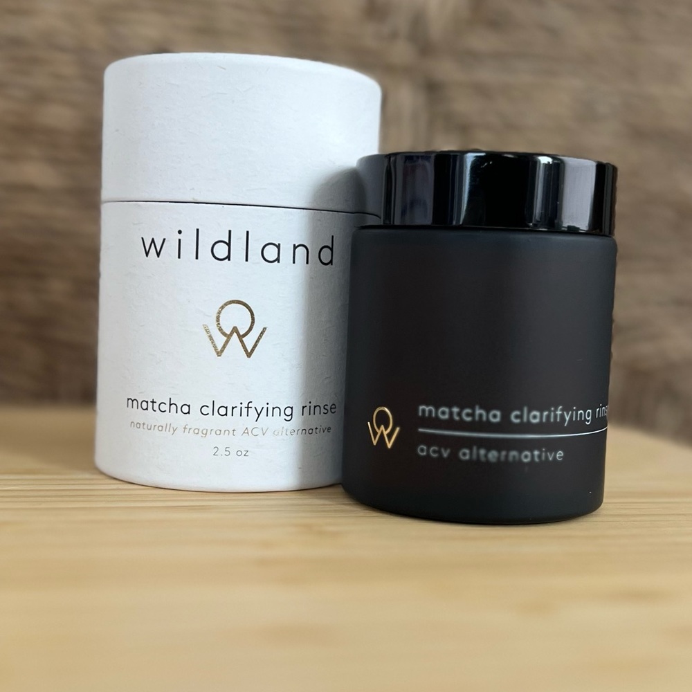 Wildland Matcha Clarifying Rinse used by Luna Lu Herbal Head Spa